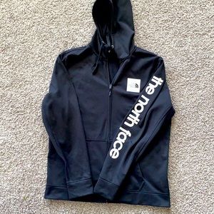 North Face zip up hoodie.